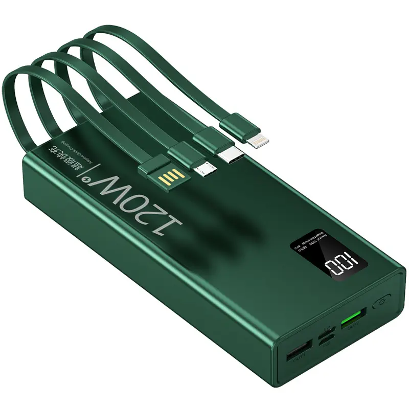 [ Hàng chính hãng]Pin sạc dự phòng cao cấp 100000mah, Tích Hợp 4 Dây Sạc , Sạc Siêu Nhanh,  Pin Dự Phòng Sạc Nhanh sac pin đa năng dung lượng lớn, pin dự phòng dương, cục sạc dự phòng 50000mah/100000mah 4