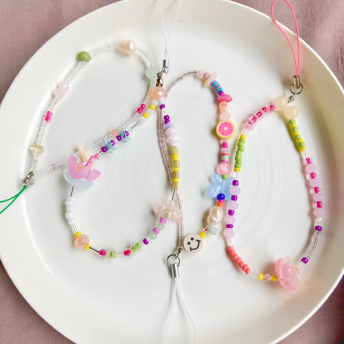 Beads Phone Strap - Gantungan Handphone