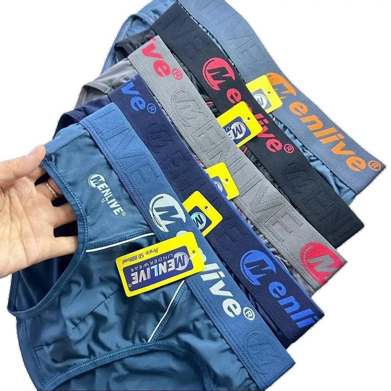 Xả kho [Set 5 quần] quần lót nam, quần sịp nam thun lạnh MENLIVE  bảng lớn