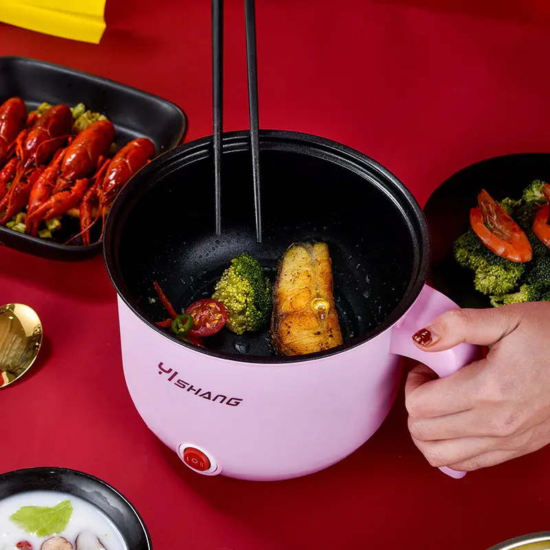 Panci Listrik Serbaguna / Panci Elektrik Multifungsi 1.8 L / Elektrik Cooker Free Kukusan/ Panci Multigungsi, untuk Menggoreng, Merebus dan Mengukus 1