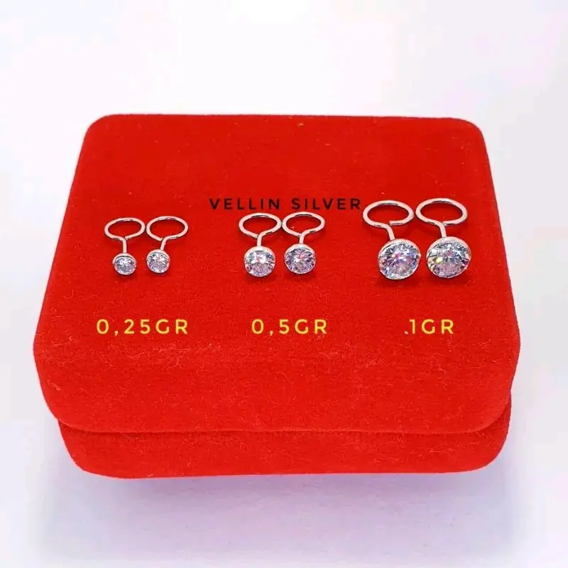 Anting Toge Perak 925 Asli