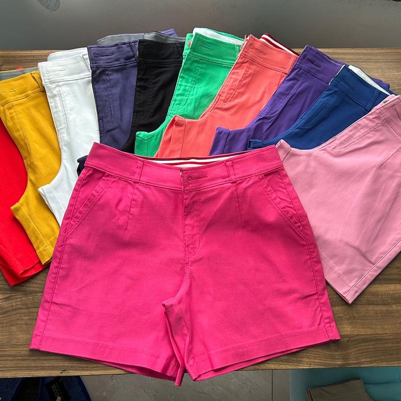 Quần sọt nữ kaki co giãn, phom xuất khẩu, nhiều màu đủ size 40kg - 80kg Women Pants