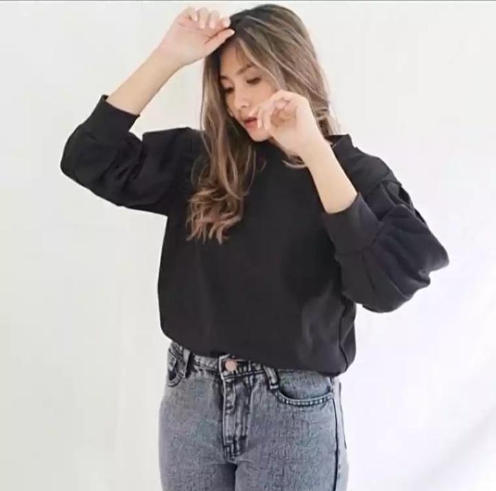 Product Introduction of Kaos RIB Tangan Panjang Balon / Kaos RIB Premium / Kaos RIB Lengan Panjang / Kaos Terbaru / Kaos Hits Wanita / Baju Wanita Terbaru Kekinian / Kaos Lengan Panjang Wanita / Baju Kaos Fashion Wanita / Baju Polos Tangan Panjang Wanita / Kaos Polos Wanita 27