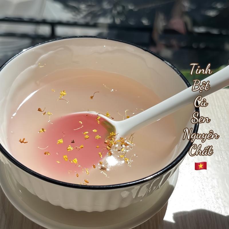 Tinh bột củ sen nguyên chất Jang Green - Thành phần từ củ sen tươi nguyên chất không pha tạp