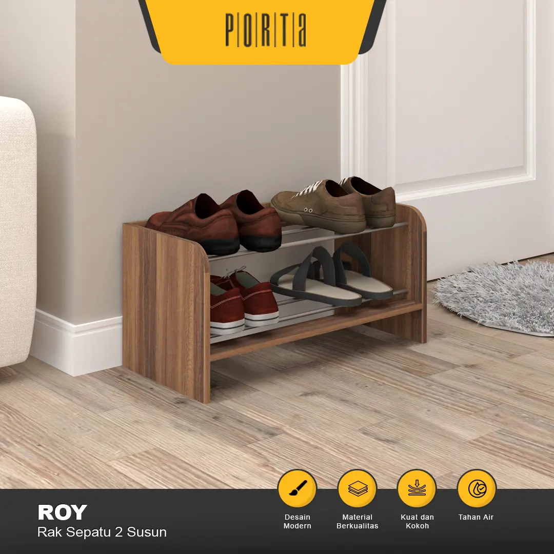 PORTA - ROY RAK SEPATU SENDAL 2 SUSUN