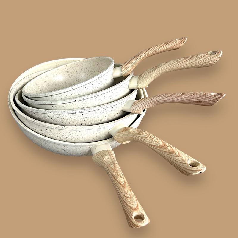 Chảo chống dính vân đá Nhật Bản hàng siêu bền cao cấp với cấu tạo 3 lớp dùng được tất cả các loại bếp , với các size 20-24-26-28-30Cm, cho các bà nội trợ chọn lựa. [Chảo Vân đá] -[Chảo chống dính]