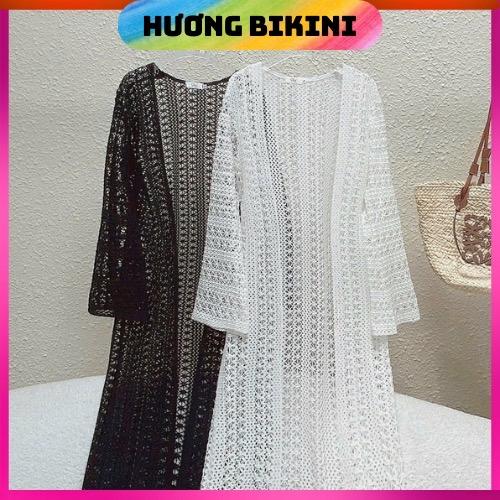 Áo choàng ren mặc ngoài bikini chất ren xịn loại 1 ( 3màu ) Nữ