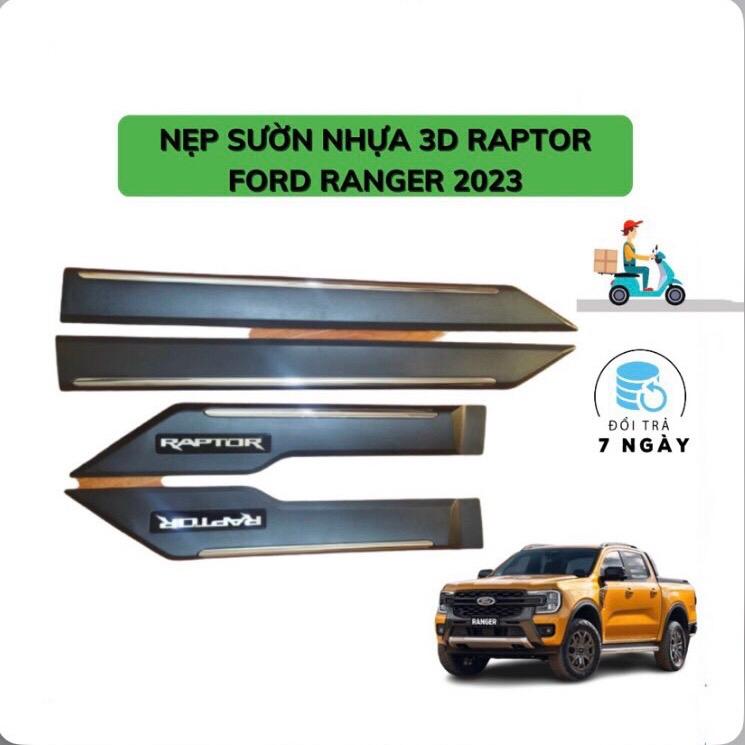 NẸP SƯỜN- NẸP HÔNG XE FORD RANGER - RAPTO 2023 5