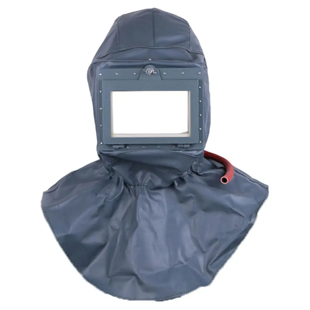 Sandblasting Hood Breathable Accessories with Face Shield Wind Dust Anti Tool Woodworking Protection Sandblaster Protective Gear