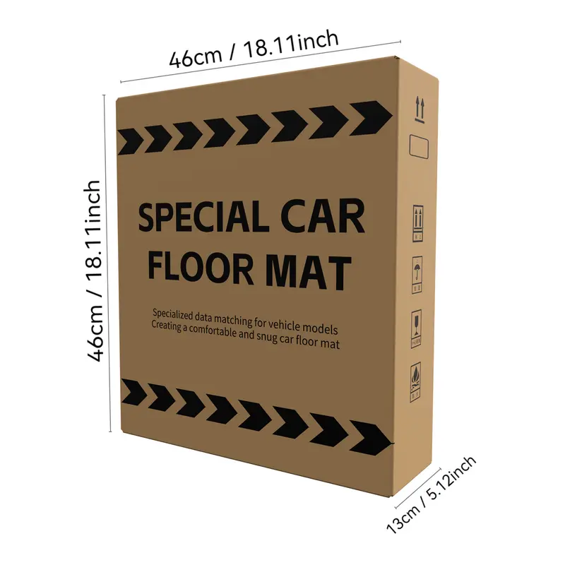 Three-Layer Faux Leather Full Coverage Non-Slip Car Floor Mats for Mercedes-Benz E-Class 2017-2020, Luxury Car Interior Accessories 2