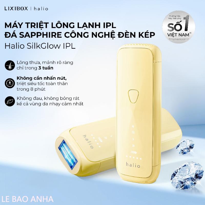 Hút khách [MỚI] Máy Triệt Lông Halio SilkGlow IPL Sapphire Cooling Hair Removal Device