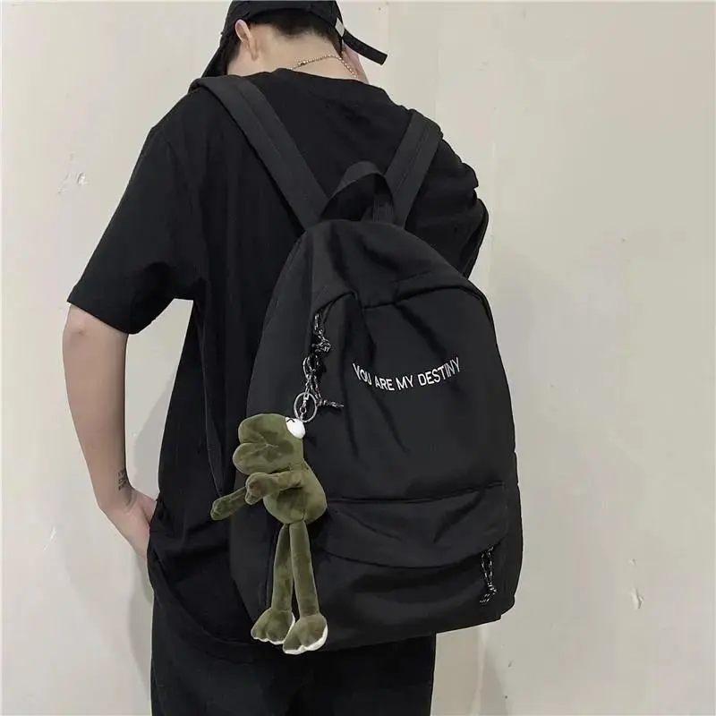 Cặp Sách, Nữ Phong Cách Harajuku Hàn Quốc, Ba Lô Sinh Viên Trung Học Ulzzang, Nam Ins, Thích Hợp Cho Học Sinh Trung Học Cơ Sở, Ba Lô Dễ Phối Đồ Backpack Đeo Vai thanh lịch tích hợp ngăn phân loại 1