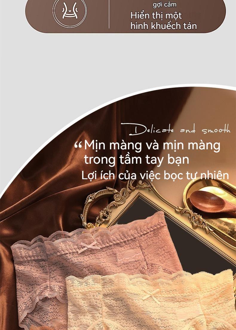 Product Introduction of Đồ Lót Ren, Chất Lượng Phổ Biến, Dành Cho Nữ, cạp vừa, Làm Bằng Bông, Có Đáy Kháng Khuẩn, Gợi Cảm Và Thoáng Khí, Liền Mạch, Phong Cách Cổ Điển Quần Lót Bé Gái, Thích Hợp Cho Đồ Lót Nữ 18
