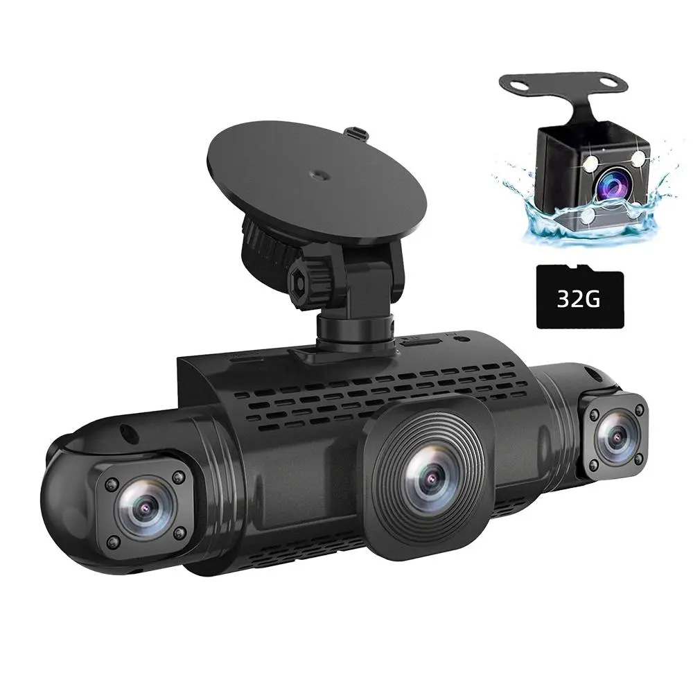 4-Lens Car DVR, 3.0 Inch HD IR Night Vision Car DVR, Car Parking Monitoring Camera, Car Video Surveillance Camera, Car Electronics