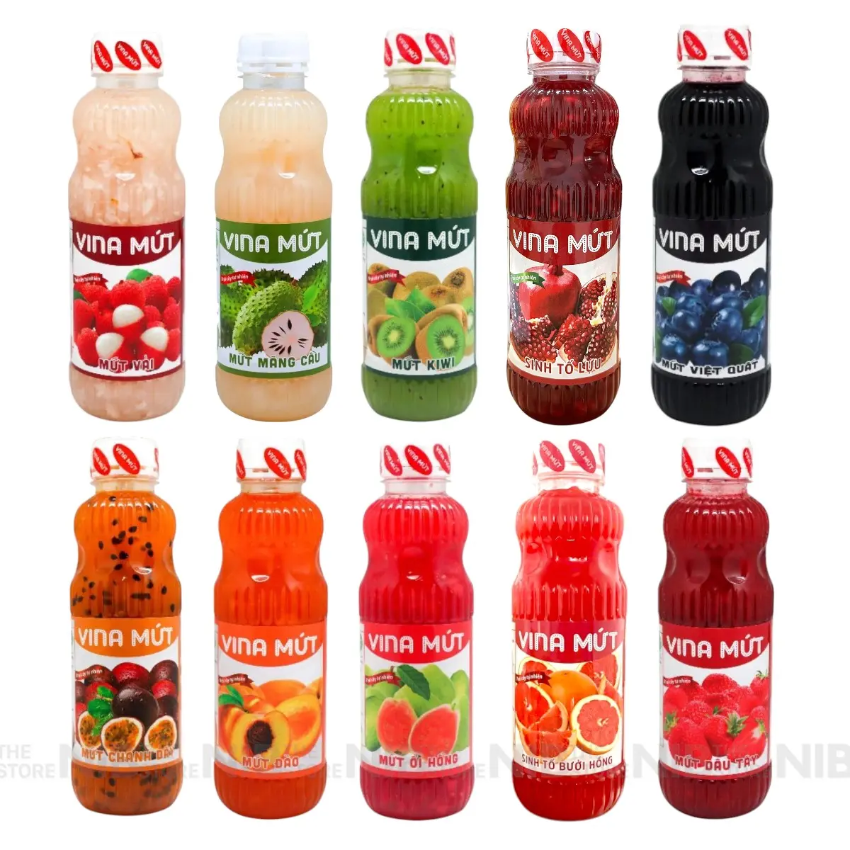 Sinh Tố Vina Mứt Chai 1000ml ( nhiều mùi )
