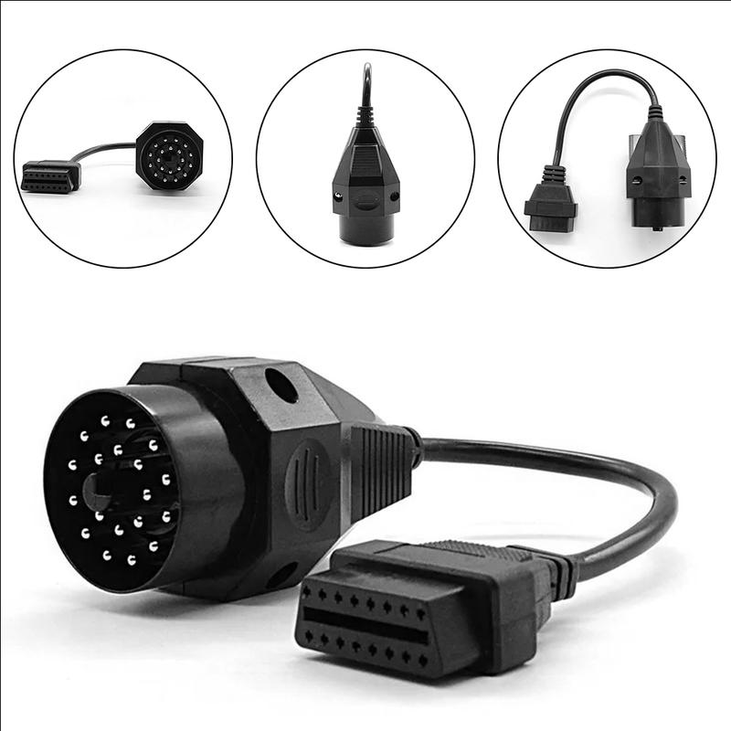 Product Introduction of Car Maintenance 20-pin To 16-pin Adapter 25CM Length Easy To Use Efficient Diagnostic Scanning Long-term Performance 20