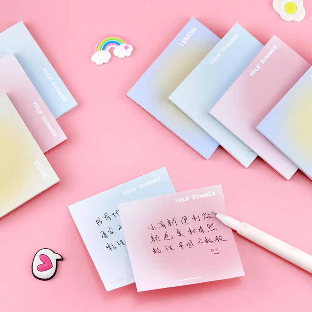 Gradient Sticker Sticker Handledger Paper Wholesale INS Wind Summer ...