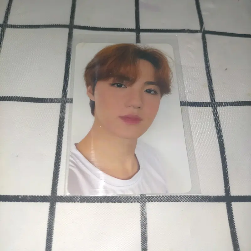 photocard Doyoung treasure era hello reebot YG TAG selca kacamata decokit 4