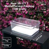 Gambar Toples Nuai - Model Persegi Panjang - SN 377 T - Volume 0.5 kg dari E-QuPack Kota Tangerang Selatan 2 Tokopedia