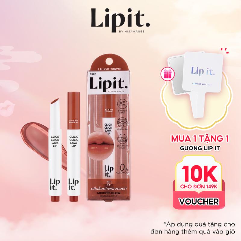 Son Dưỡng Môi Tan Chảy Lip It Click Click Lava Lip 1.9g