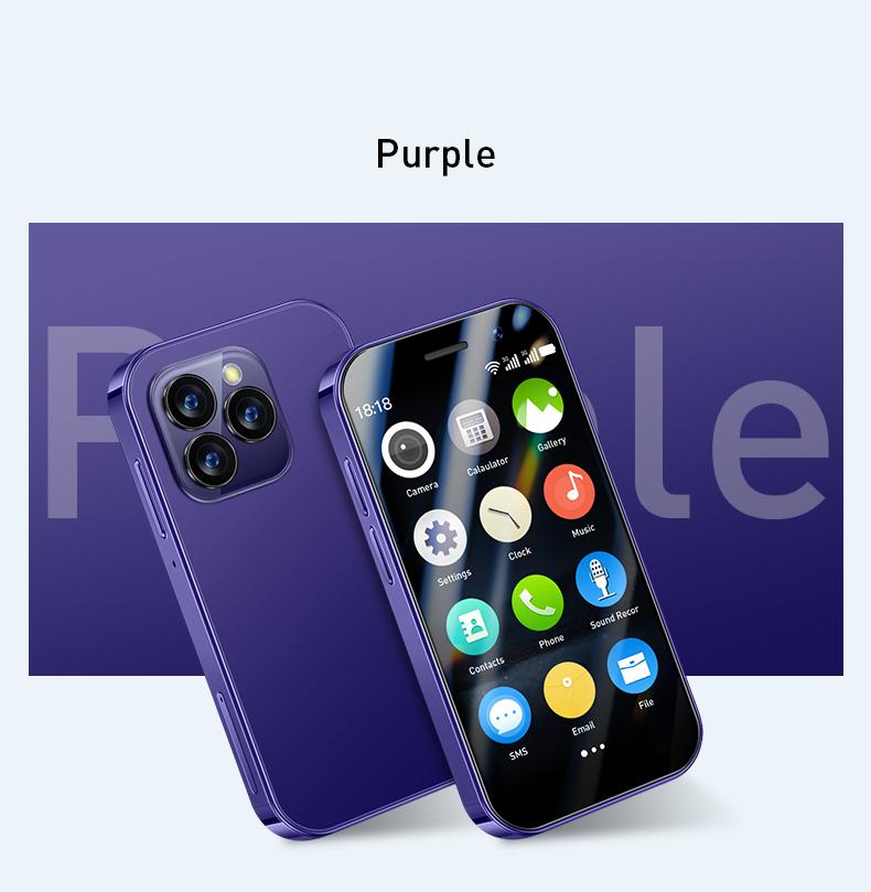 Product Introduction of Soyes xs17 3.0 "mini smart phone android9.0 Face ID 2GB RAM 16GB ROM dual SIM standby GPS 1950mAh 3g small phone mobile smartphone cellphone 20