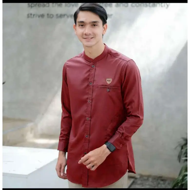 Baju Koko Lengan Panjang Model Paspol 5