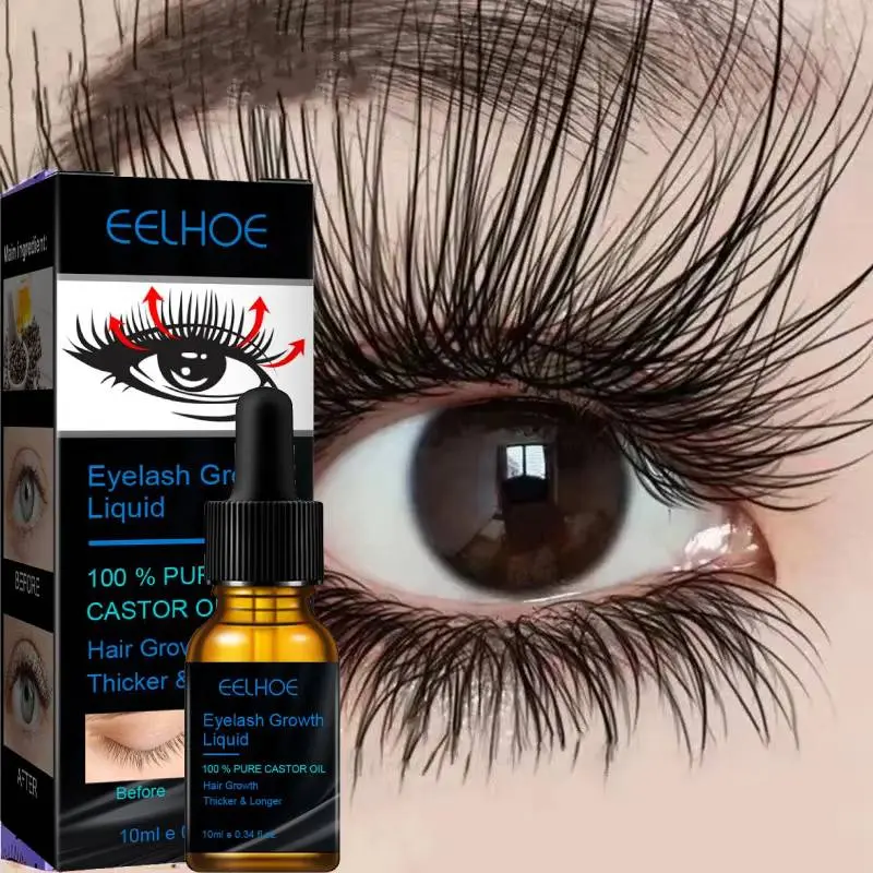 Serum Mọc Lông Mi, Nhanh Chóng, Tự Nhiên, Uốn Cong, Mảnh, Dày, Dung Dịch Mọc Lông Mi, Nâng Mi, Kéo Dài, Mỹ Phẩm Cosmetic Mascara