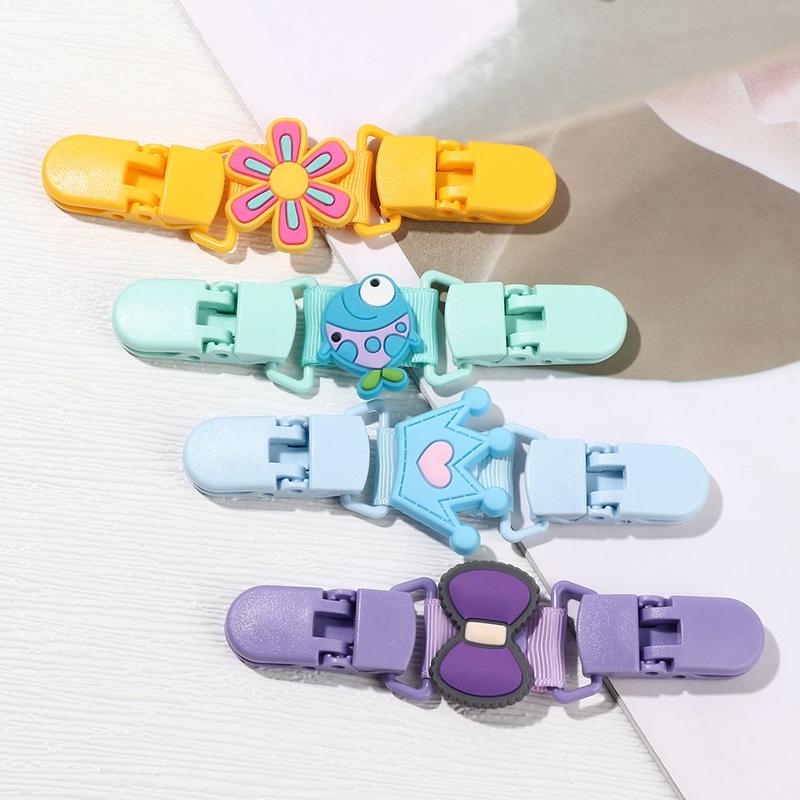 Product Introduction of 1pc Cute Hangers Handkerchief Holder Strap Holder Stroller Accessories Trolley Lanyard Bind Belt Fixing Strap Anti-lost Chain Anti-lost Clip 15