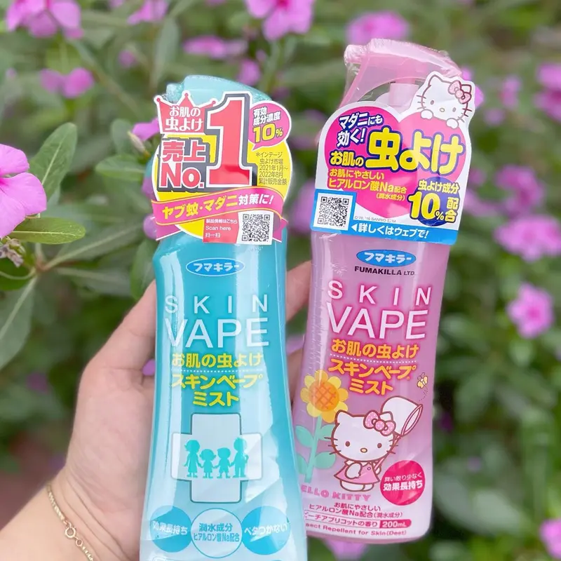 Xịt chống muỗi, côn trùng đốt Skin Vape Nhật 1