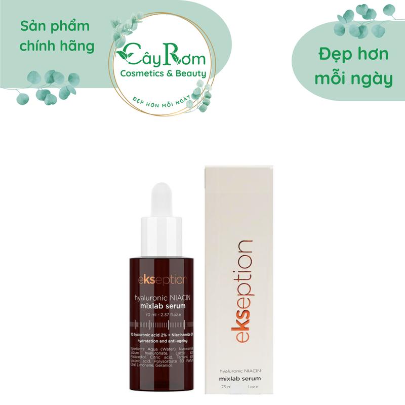   Ekseption  Serum Hyaluronic Niacin Mixlab dưỡng da 75ml 