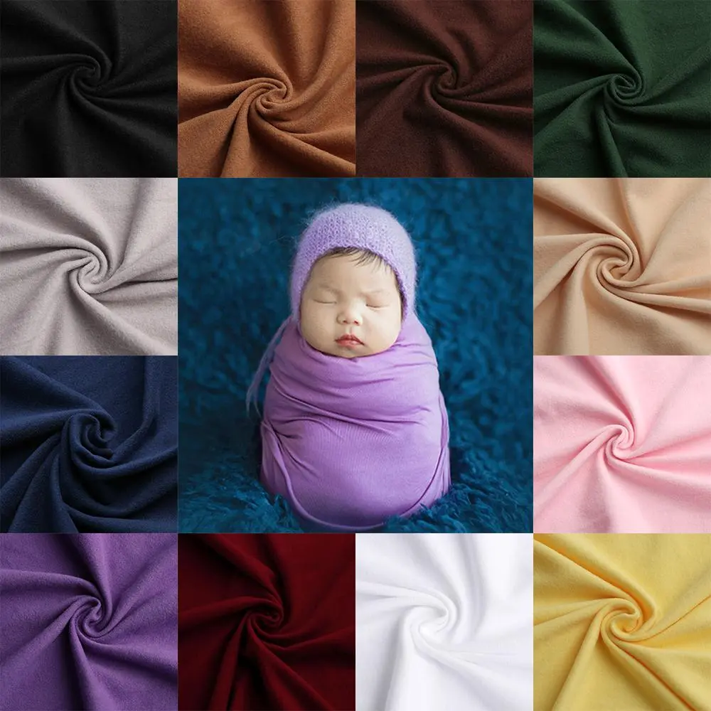 40*160cm Stretchable Newborn Shoot Backdrop Blanket Photography Props Swaddling Baby Photo Wrap