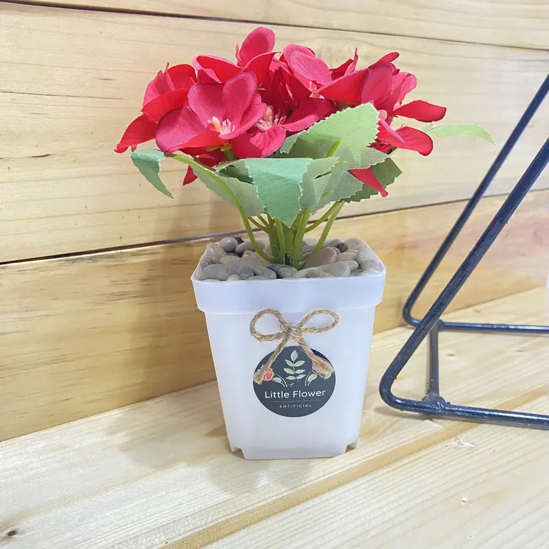 Bunga begonia artificial hiasan dekorasi ruangan 1