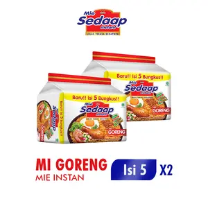Sedaap Mie Instan Goreng Isi 5 Bag 90g x2