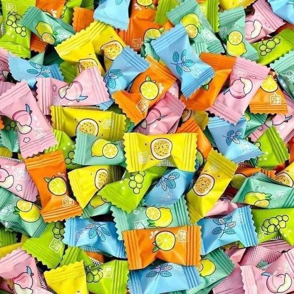 [100g] Kẹo Ngậm Vị Trái Cây Không Đường, Kẹo Ngậm Thơm Miệng, Kẹo Trái Cây Mát Lạnh