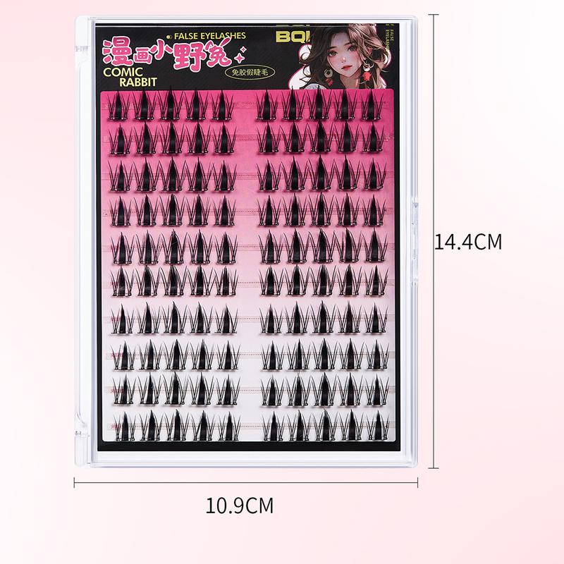Product Introduction of Ultimate Lash Kit 💫 BQI 100-120 Cluster False Eyelashes | Self Adhesive Glue-Free Softer C Curl Baby Bend Trilogy Style Reusable【FREE GIFTS Tweezer 】 29