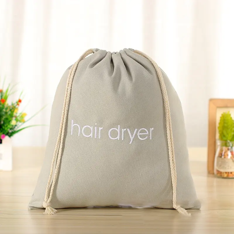 Túi Vải Sấy Tóc, Có Nắp Đậy Dây Rút, Thắt Lưng Lưu Trữ Vải Bố, Dây Rút Miệng Túi Đựng Bụi, Máy Khuếch Tán Tóc, Thích Hợp Cho Máy Sấy Tóc 8