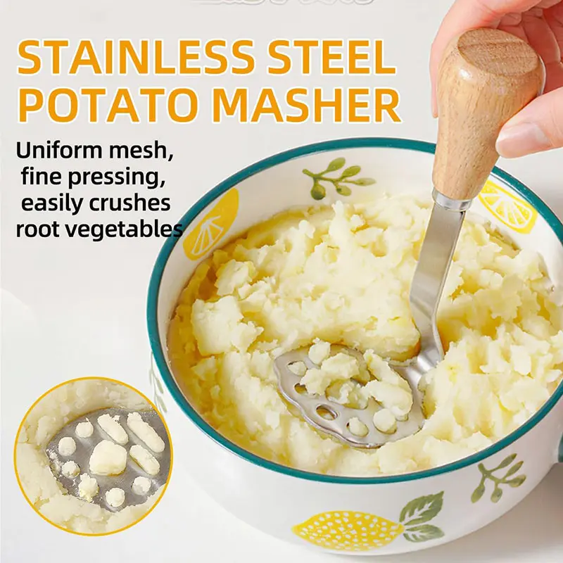 Dreamsea Little Bear Masher Stainless Steel Food Grade Baby Potato Baking