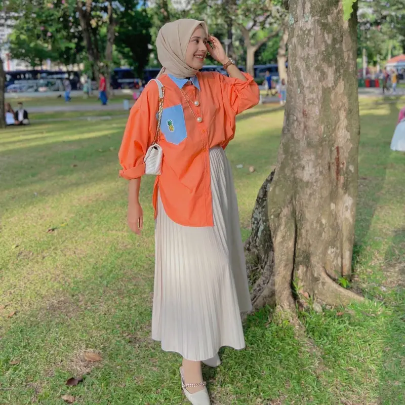 Pineapple shirt | Kemeja Oversize Katun 3