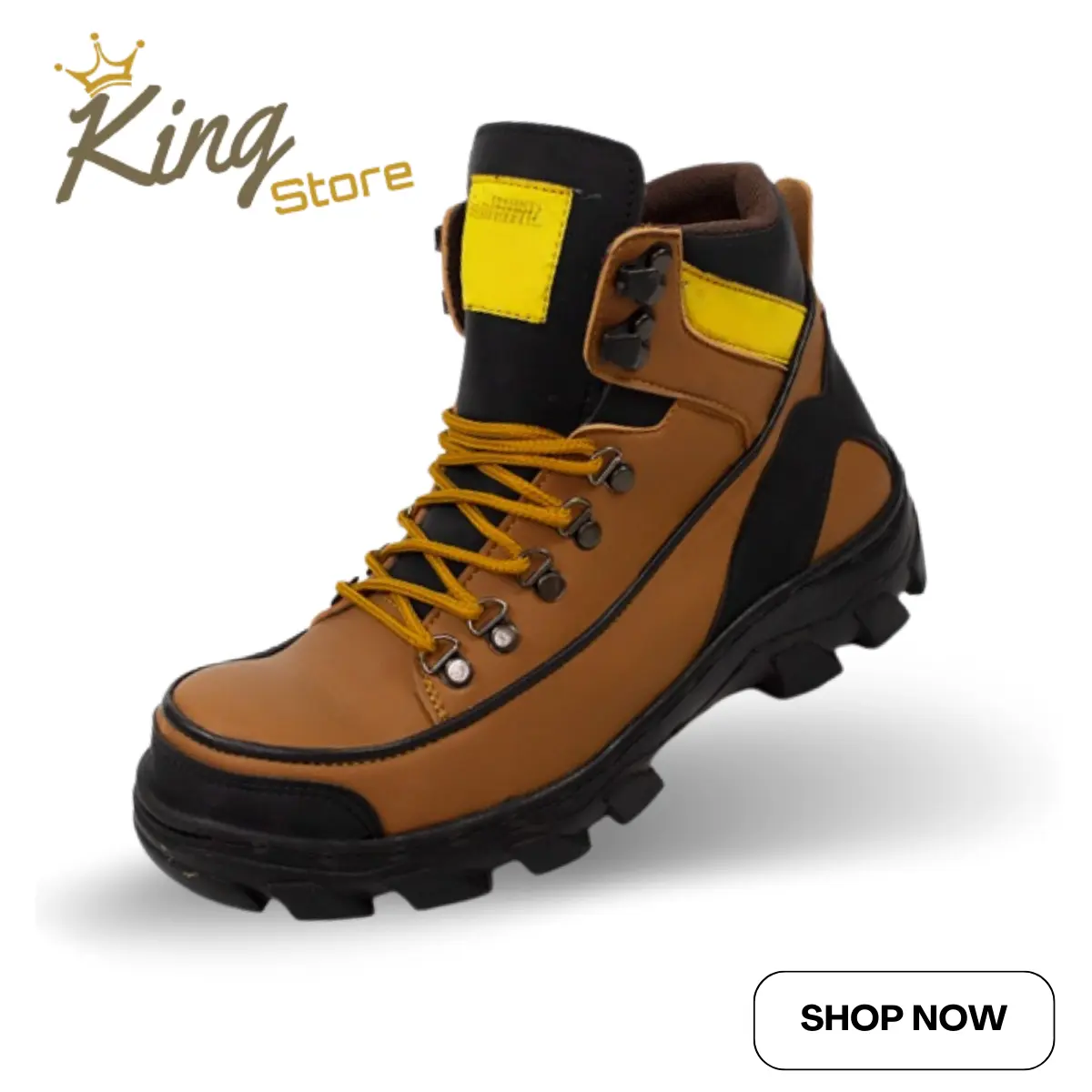 SEPATU SAFETY CAT ARGON BOOTS PRIA UJUNG BESI KERJA PROYEK LAPANGAN Shoes