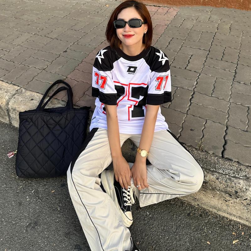 OF41 Áo Thun Local Brand OUFITI Áo Thể Thao Nam Nữ Unisex Form Rộng Chất Cotton Menswear Top Sport Tập Thể Dục Tập Gym Cổ Tròn 5