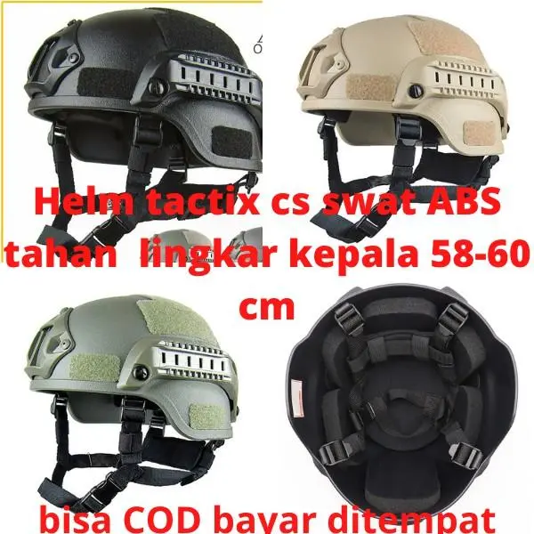 Helm  ABS tahan  lingkar kepala 58-60 cm Outdoor 0