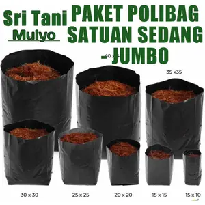 1 Polybag Media Tanam Ukuran Besar Tebal Jumbo 50x50 45x45 40x40 35x35 30x30 Pot Tanaman Polibag Semai Kolibet Polibek Polybag Satuan Polibag Hitam Kolibet Satuan Pot Hitam Per Lembar Polibag Tebal