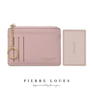 Dompet Kartu Wanita ID Card Holder Kulit PU PIERRE LOUES Yukiko Wallet