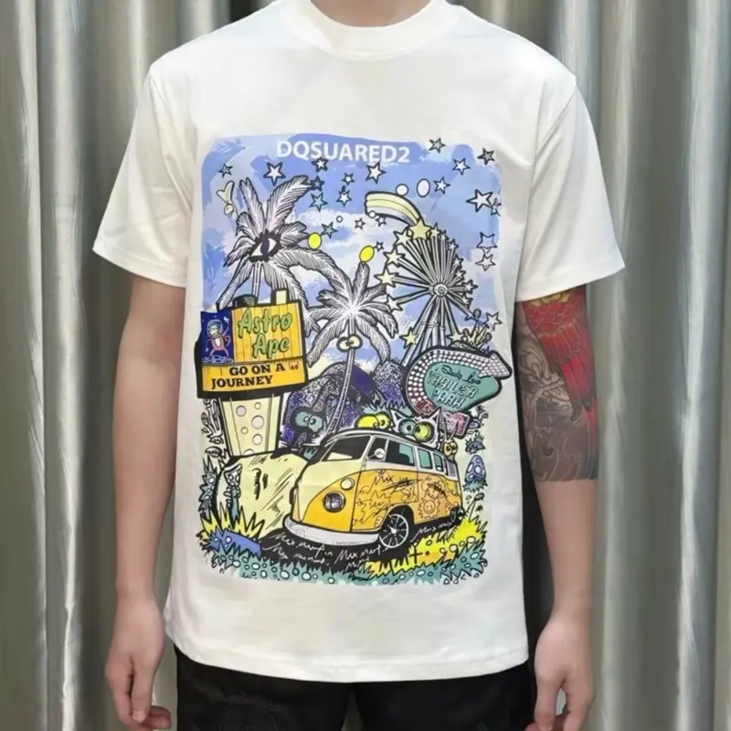 Áo Phông D.Q.S Hoạ Tiết Oto Boy Hàng Siêu Cấp Chất Cotton Cao Cấp Hottrend 2025