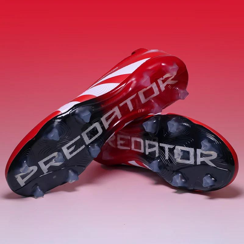 Mens Soccer Shoes Turf Soccer Cleats for Kids With-out Lace Sneakers TF/FG Training Football Boots Chuteira Campo 5