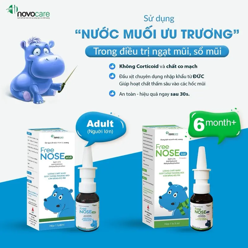 Xịt thông mũi xoang FREENOSE Adult / Xịt rửa mũi Joy Bebe 2