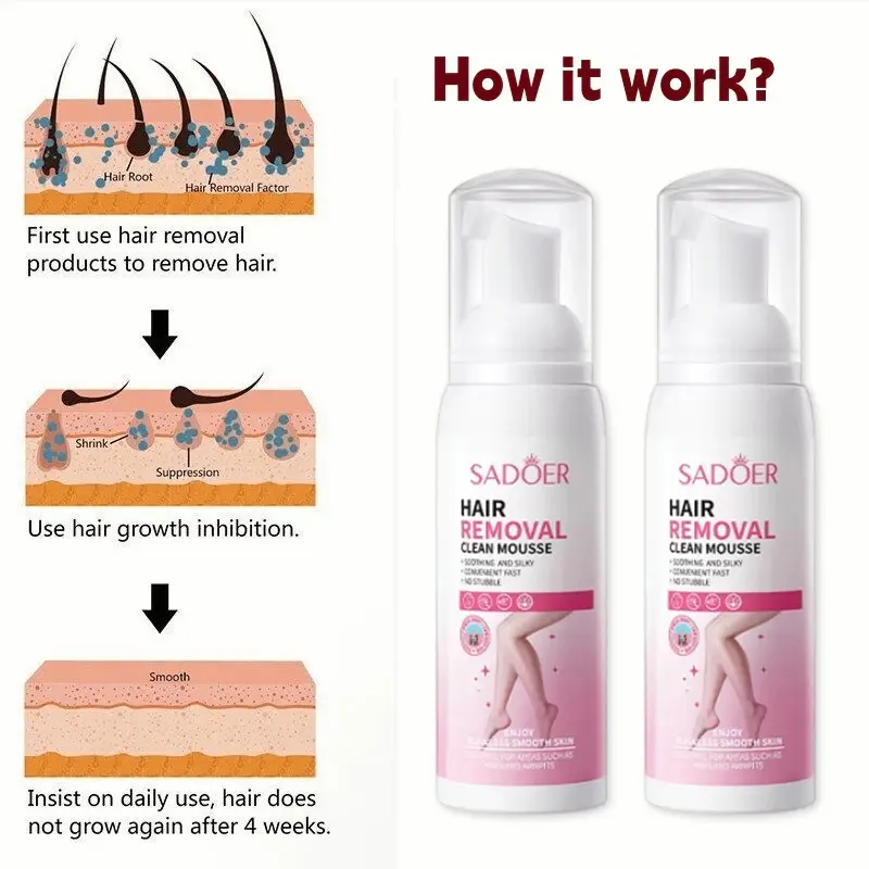Sadoer Hair Removal Cream Mild, non-irritating, armpit, private area, hair removal cream 0222
