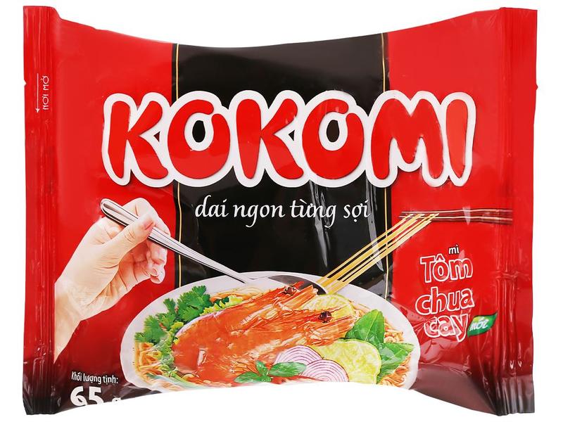  Mì Kokomi Tôm Chua Cay 65g 90g  combo 5 10  