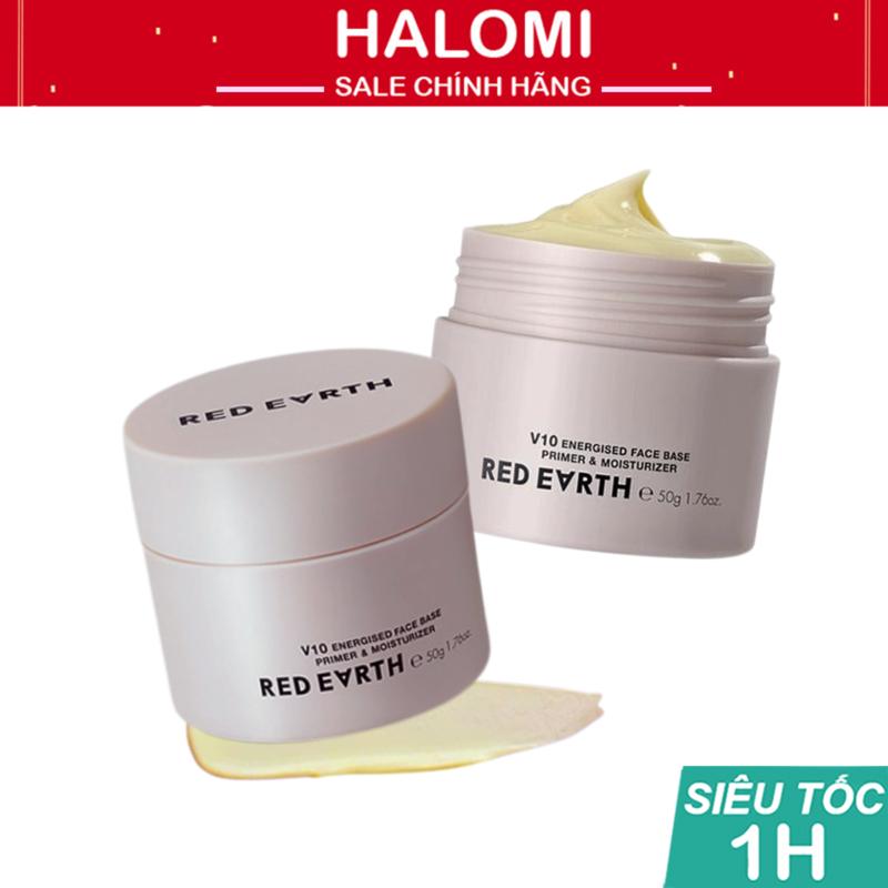 Kem lót RED EARTH V10 chính hãng cao cấp dưỡng ẩm che lỗ chân lông cho lớp make up hoàn hảo kem lottrang diem Cosmetic
