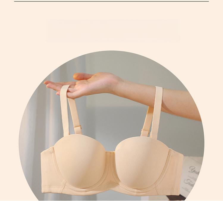 Product Introduction of Áo Ngực Đồ Lót Ngoại Cỡ Không Dây, Ngực To Và Nhỏ Không Trơn Trượt, Liền Mạch, Mỏng, Thích Hợp Cho Váy Cưới, Áo Ống Cô Gái Đầy Đặn 2